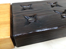 Load image into Gallery viewer, Modern Timber-frame Shou Sugi Ban Bench
