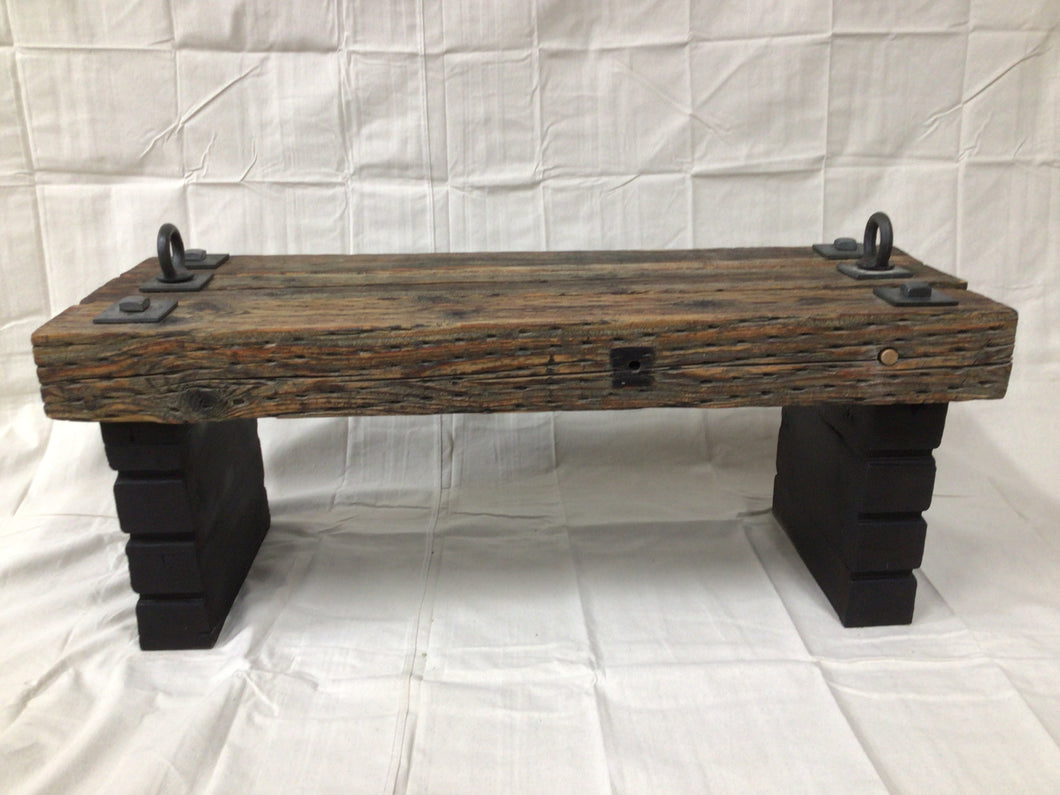 Power Line Cross Tie Bench